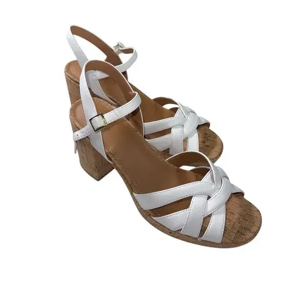 White Mountain Dubonnet Women's heeled sandal SZ/8.5M